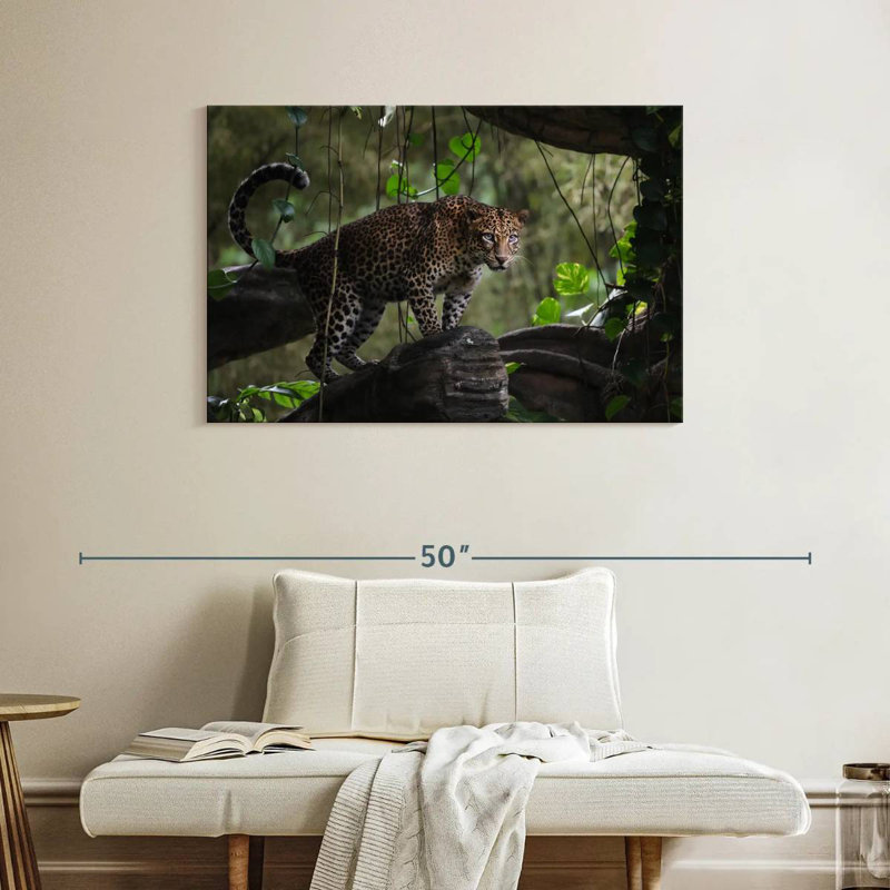 Brampt Indonesian Leopard, 26" H x 39" W