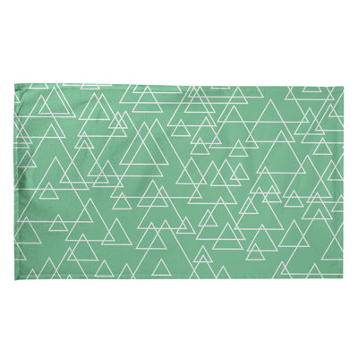 Serviette de thé en triangles de dispersion