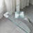 Glass Top End Table With Mirror Finish Stainless Steel Base-1407916659