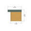 Whitehill 12 x 8 Ft. Tongue and Groove Log Cabin-1242431686