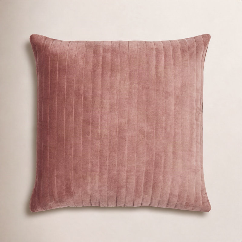 Beirne Throw Pillow, 22" x 22", Dark Brown, Polyester/Polyfill