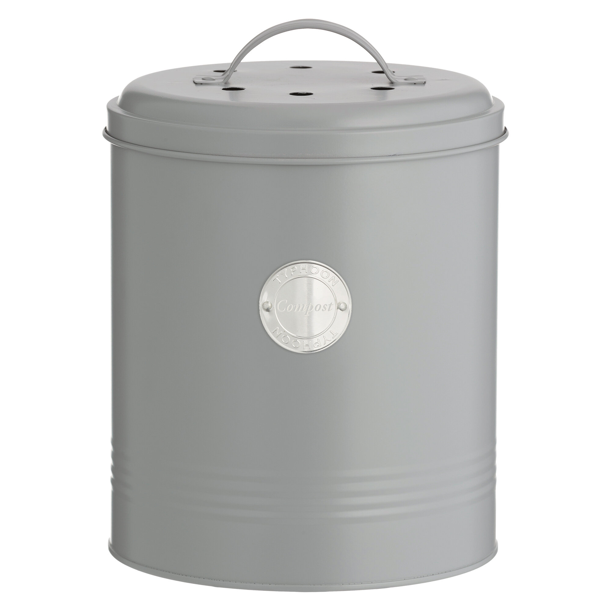 itouchless Oval Stainless Steel 1.6 Gallon Countertop Compost Bin & Reviews