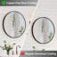 Miroir de salle de bain mural moderne en aluminium anodisé-105763784-105763786-112248611