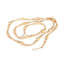 2,2 m de guirlande de perles en bois de style rustique campagnard