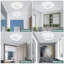 Plafonnier DEL carré moderne, luminaires de couloir