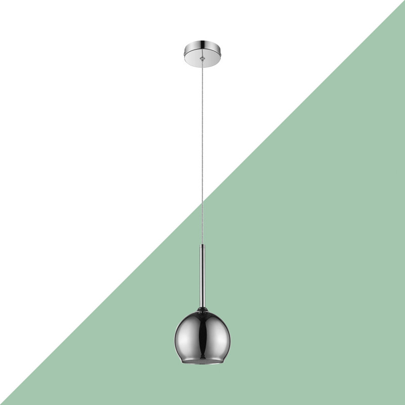 Viergeline 1 - Light Dome Pendant, Chrome