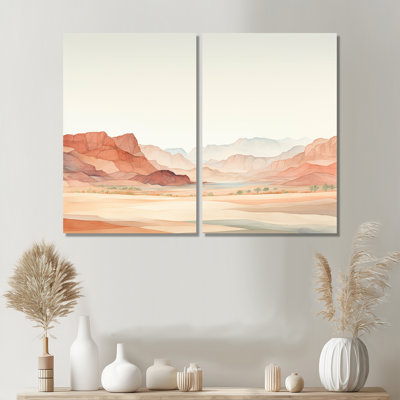 «Minimalisme Canyon View I - Paysages, art mural Canyon»