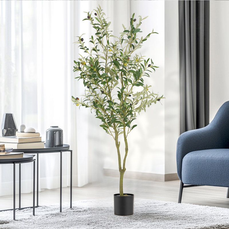 5'H Olive Tree Faux Plant