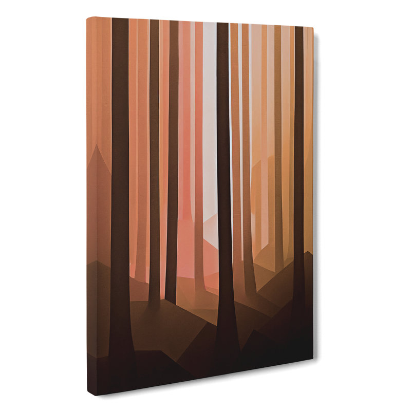 Autumnal Forest No.5 - Wrapped Canvas, 50cm H x 35cm W