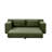 2-Seats Convertible Floor Sofa Bed With Storage Pocket, 3D Folding Mattress Sofa-1638066217