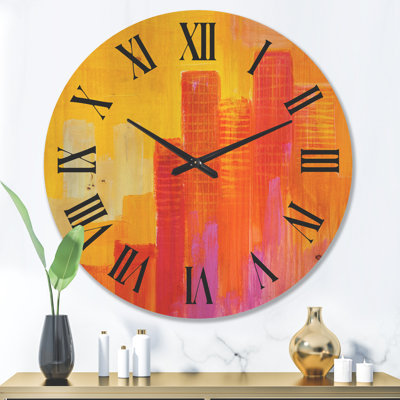 Solid Wood Wall Clock
