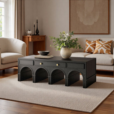 Table basse de style rétro américain