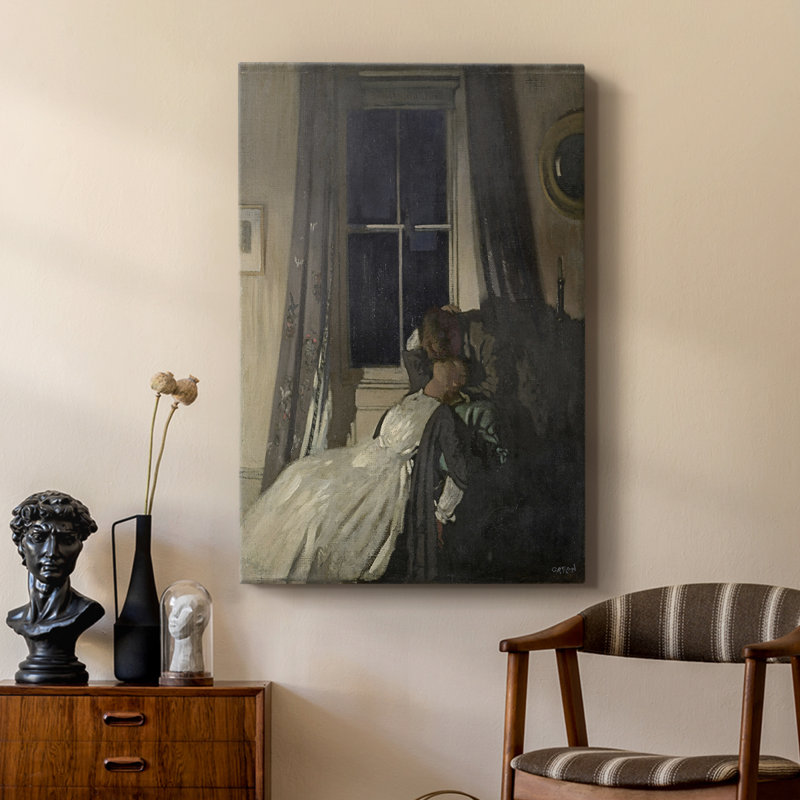 Impression de portrait rétro vintage - galerie Cavas sur mesure, H 27 po x l 18 po