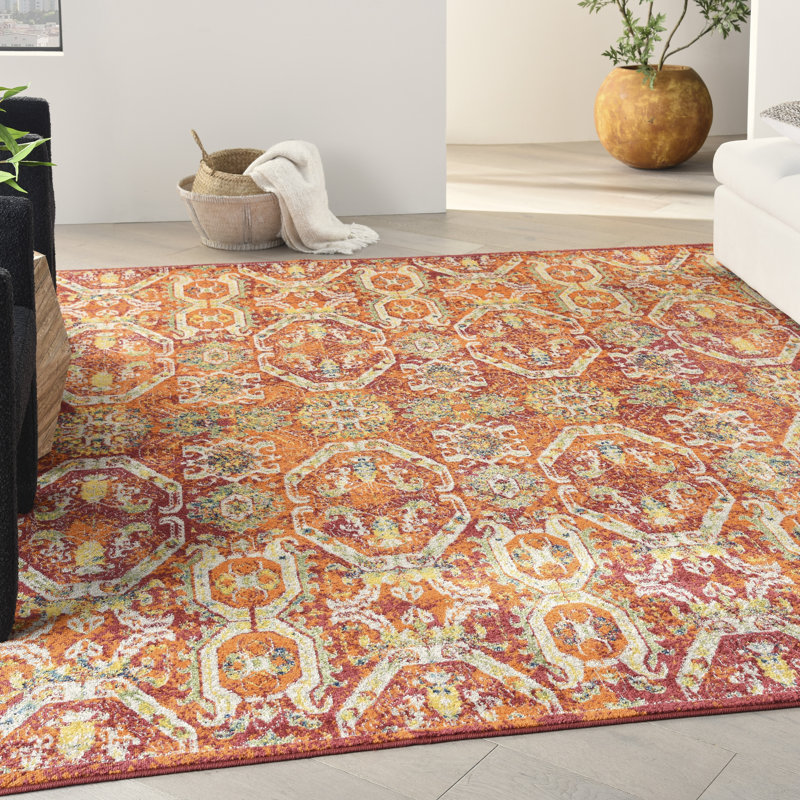 Mackeyla Oriental Indoor Rug, Rectangle 9' x 12'