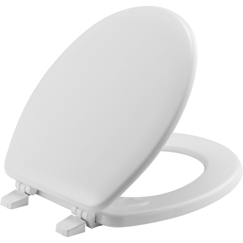 Siège de toilette rond en bois