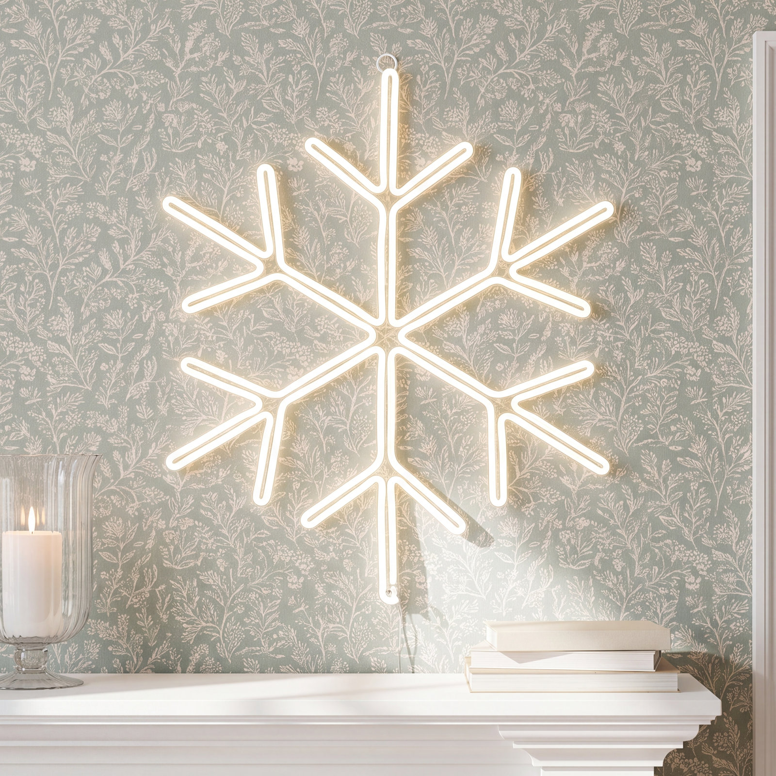 The Holiday Aisle® 18" Neon Lighted Snowflake