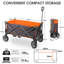 Brynley Camping with Wheels Folding Garden Carts-598214451