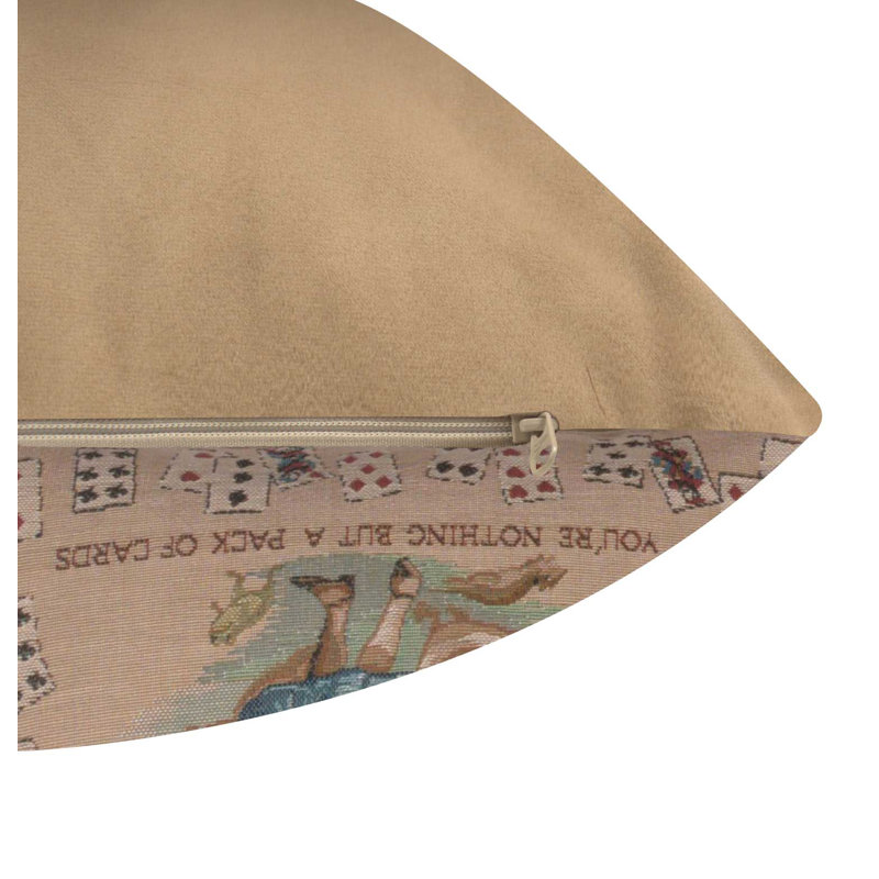 Contemporary Cotton Blend Pillow Cover