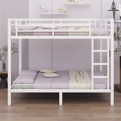 Metal Bunk Bed For Teens And Adults,Space-Saving