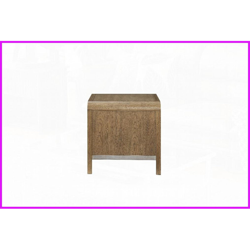 Table basse Latte Elm Veneer Tablette