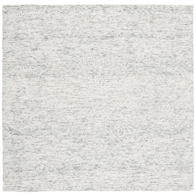 Iconium Hand Tufted Indian Wool And Cotton With Latex Solid Color Rug