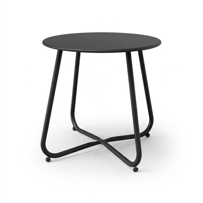 Table d'appoint extérieure en acier