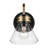9.5" 1-Light Wall Sconce with Clear Glass-108202077