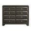 Commode double 8 tiroirs Adrianah