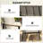 Comfortable Patio Sofas, Steel Wicker 3 Seat Modern Porch Seating