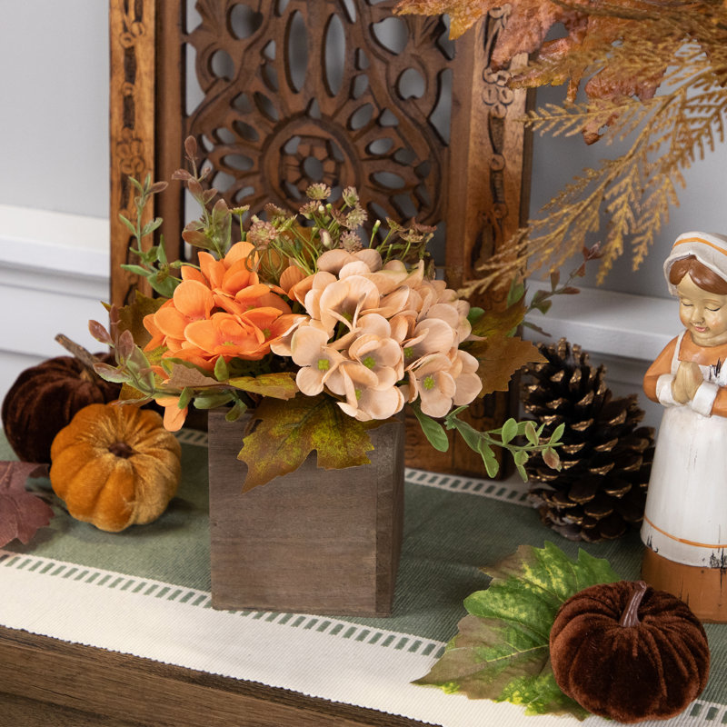 Décoration de table récolte d'automne 10 po x 8 po