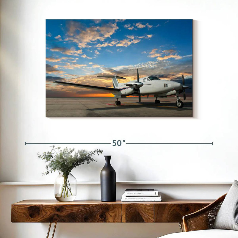 Mehar Light Aircraft, 26" H x 39" W