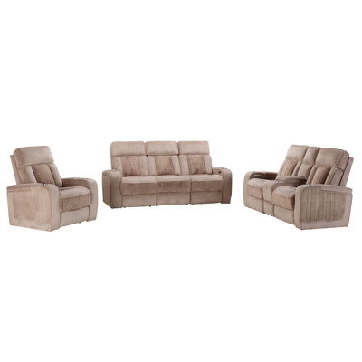 Desiri Power Reclining Sofa Loveseat And Recliner