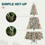 Arbre de Noël artificiel pré-éclairé enneigé-130365472
