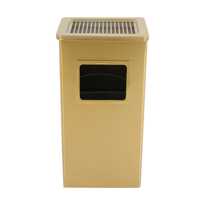 Trash Can, Gold