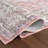 Prairie Medallion SplashGuard Machine Washable Area Rug-2015306047