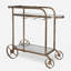 Uttermost Carrinho Antique Brass Bar Cart