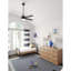 52" Aerodyne 5 - Blade Smart Standard Ceiling Fan with Lights and Remote-57282074
