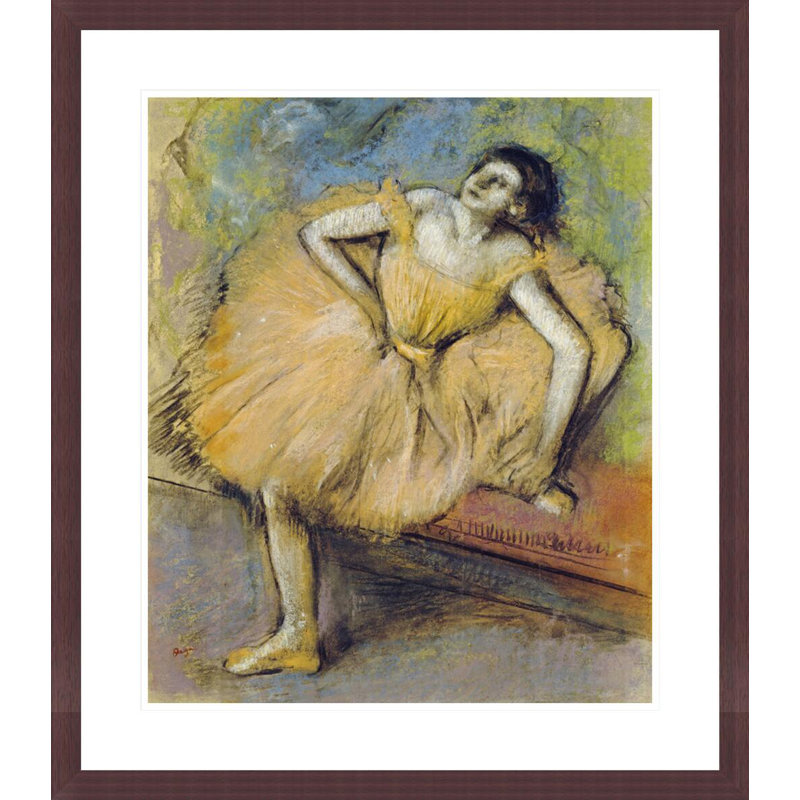Edgar Degas - estampe numérique encadrée, H 26,94 po x l 23,5 po