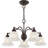 Becky 5 - Light Steel Chandelier-22240837