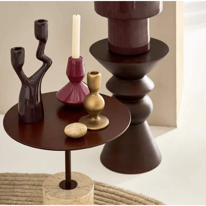 Candle Holder Bowie B Gold