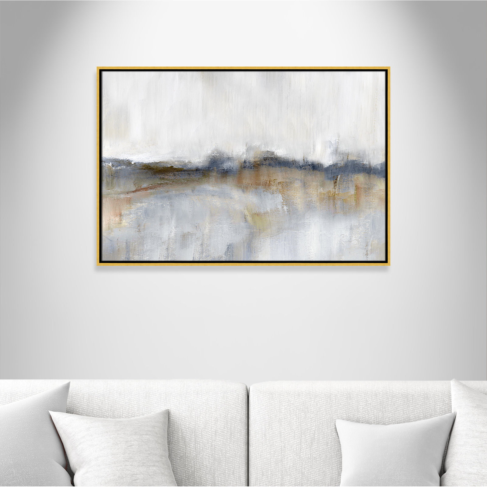 Autumnal Tide Print by Nan, 25.5" H x 37.5" W, Gold
