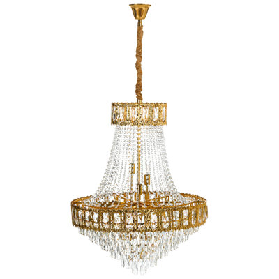 18 - Light Gold Chandelier Pendant
