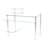 Doynton Glass Aluminium Computer Desk-1631421087