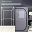 Portable Steam Grey Mini Plus - Spa personnel avec générateur et télécommande. Chaise pliable. Installation facile. Chauffage rapide. Ul accrédité. Tissu. 360 degrés. Element. Améliore la douceur de la peau