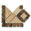 4 in. x 4 in. Marble Tile