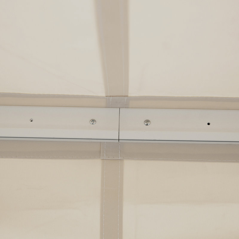 Outsunny 8' X 7' Patio Retractable Awning, Beige