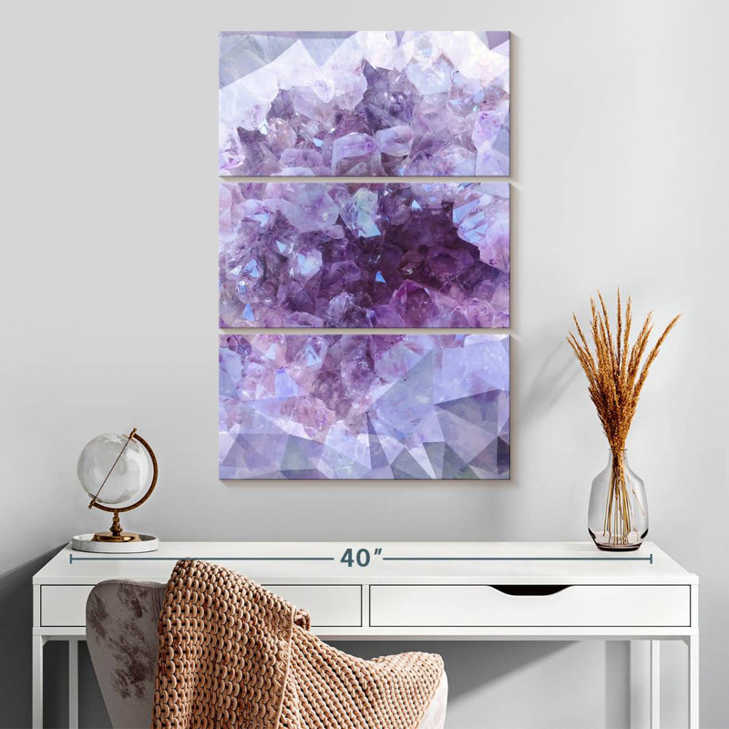 Alvord Crystal Gemstone, 32" H x 20" W
