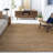 Kierstan Natural Fiber Flat Weave Jute/Cotton Solid Color Rug in Brown-2001250401