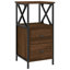 Herendeen 34cm W Iron Bedside Table-272789201-328739554