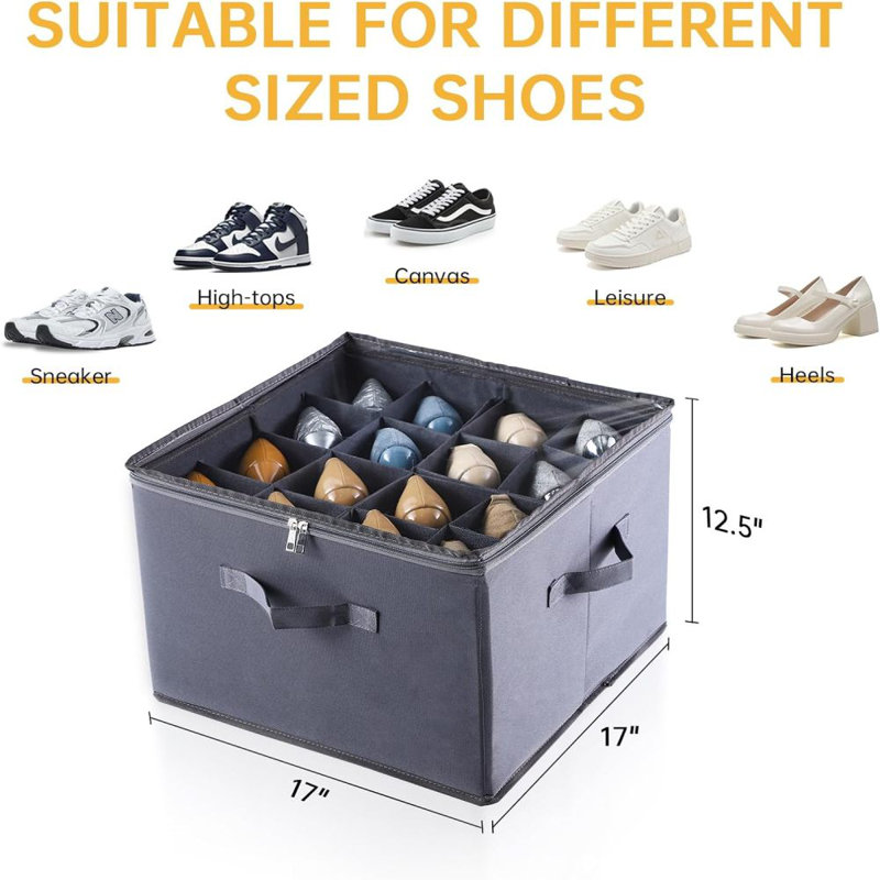 Boîte de rangement pour chaussures 16 paires